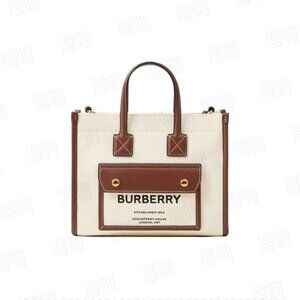Burberry canvas tote bag